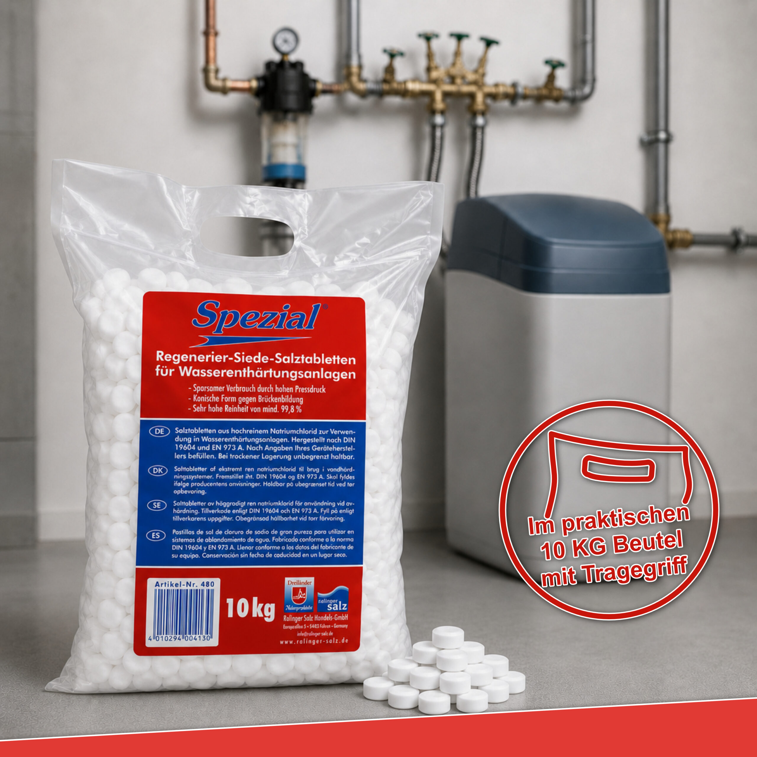 Alternative view of Spezial Regenerier-Salztabletten 10 kg Beutel