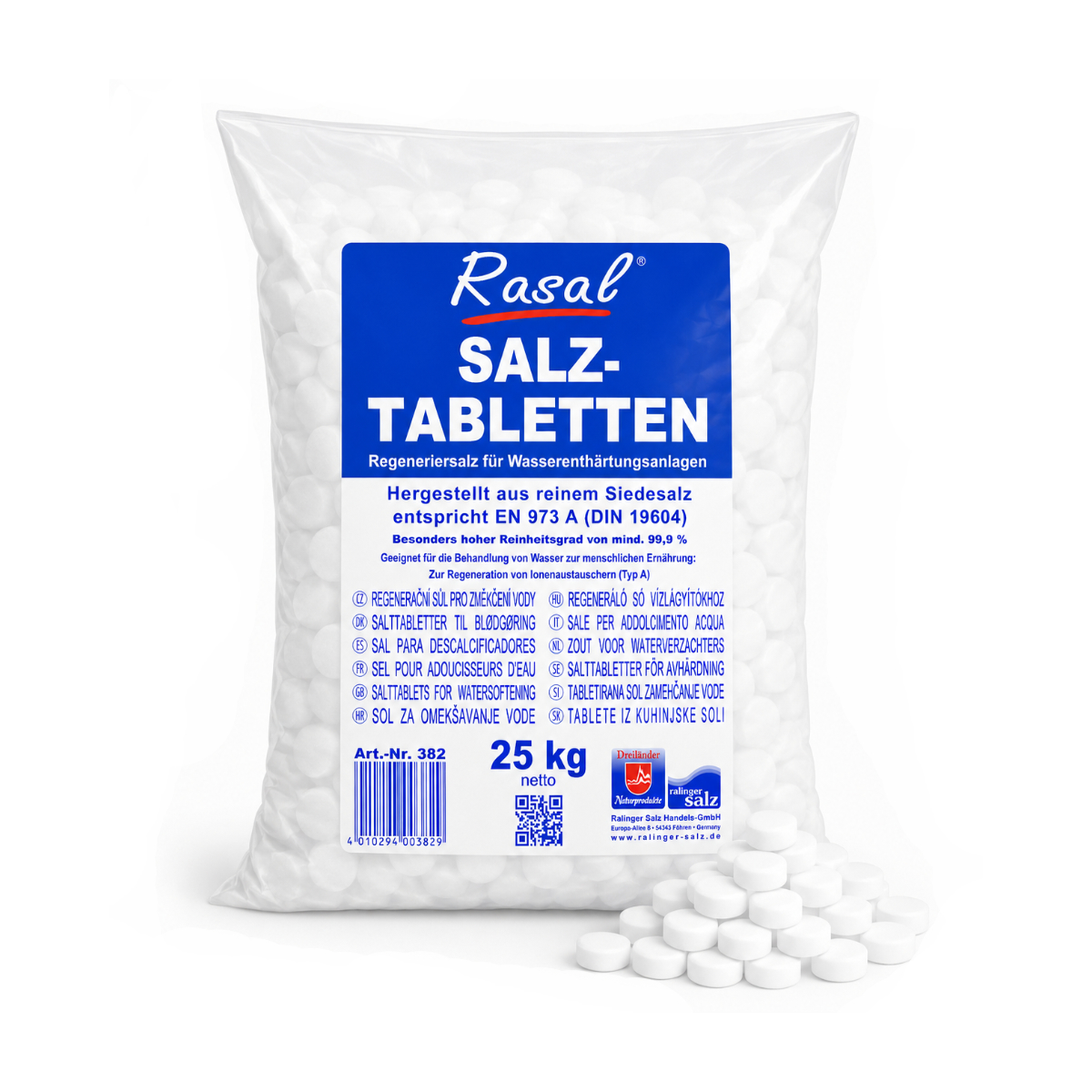 Rasal Regenerier-Salztabletten 25 kg Sack