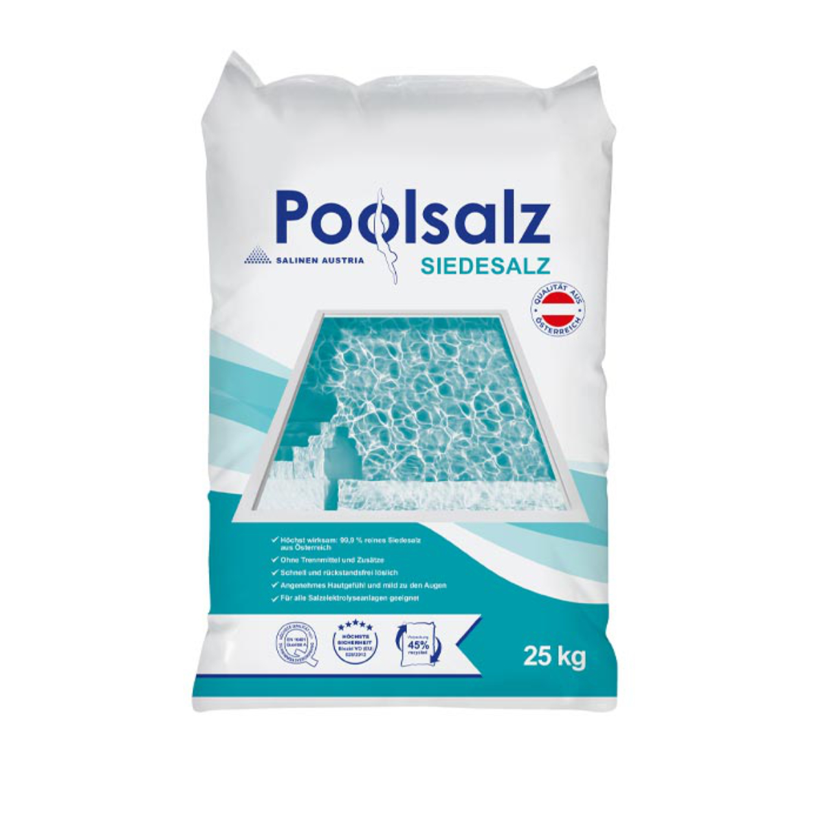 Salinenen Austria Poolsalz 25kg Sack